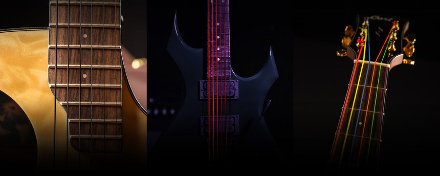 Guip Color String Neon Color Guitar Strings – DR Strings