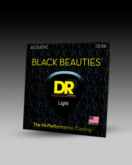 Black Beauties™ Black Colored Acoustic Guitar Strings