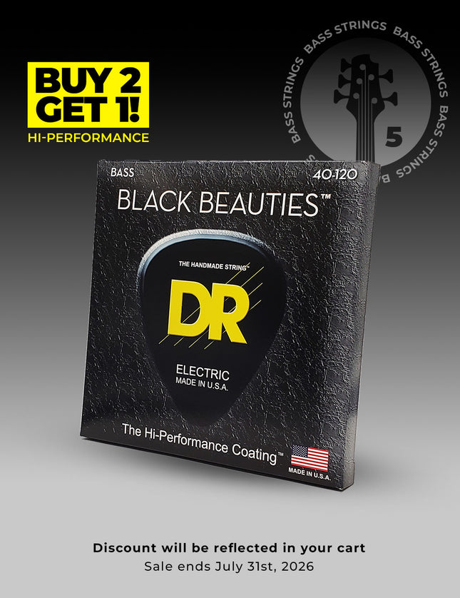 Black Beauties™ 5-String Bass Set