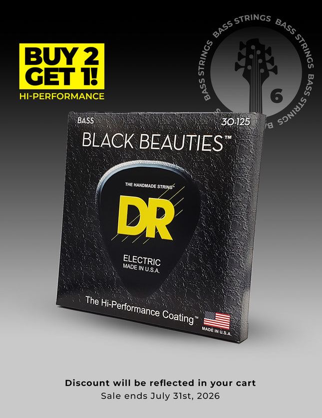 Black Beauties™ 6-String Bass Set