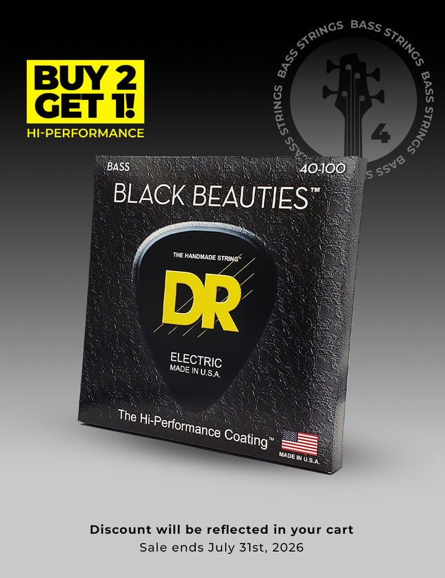 Black Beauties™ 4-String Bass Set