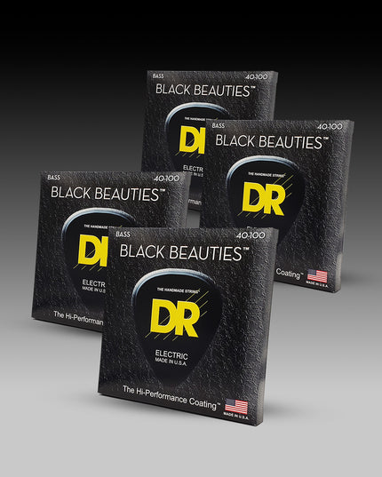 Black Beauties™ 4-String Bass Set