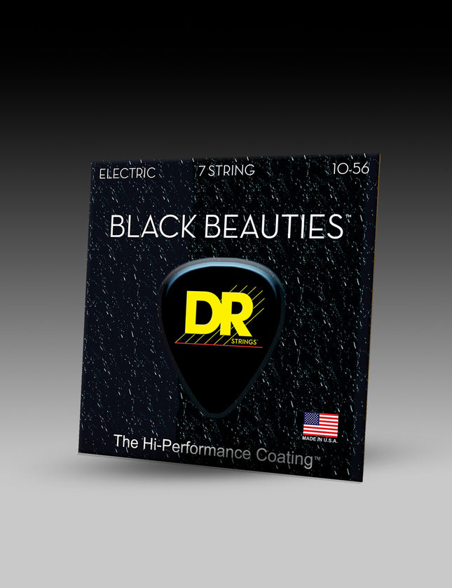 Black Beauties™ Black Colored 7-String Electric Guitar Set