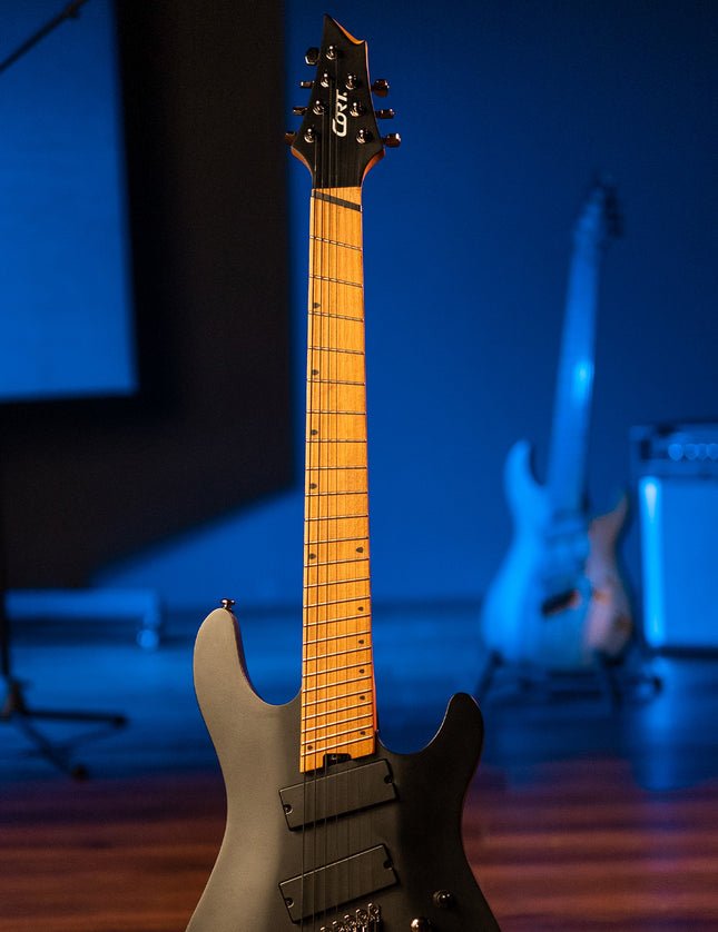 Black Beauties™ Black Colored 7-String Electric Guitar Set