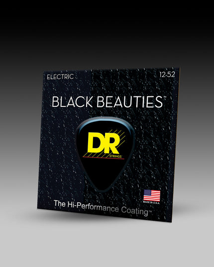 Black Beauties™ Black Colored 6-String Electric Guitar Set