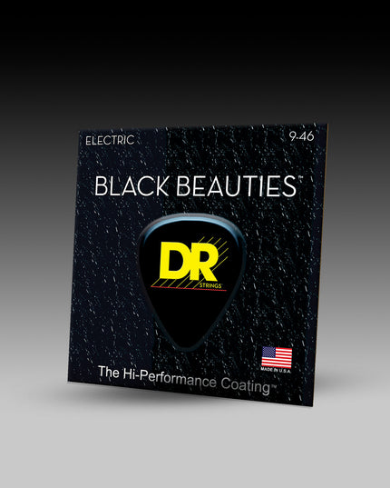Black Beauties™ Black Colored 6-String Electric Guitar Set