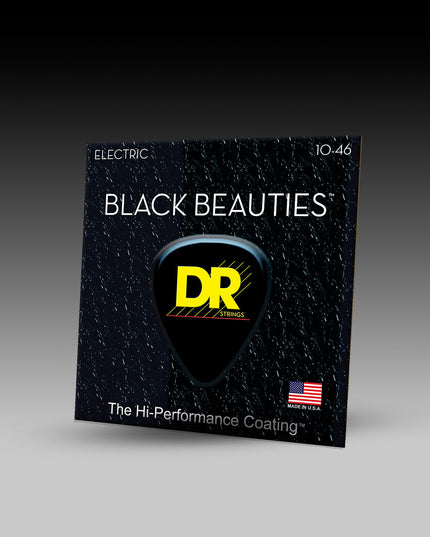 Black Beauties™ Black Colored 6-String Electric Guitar Set