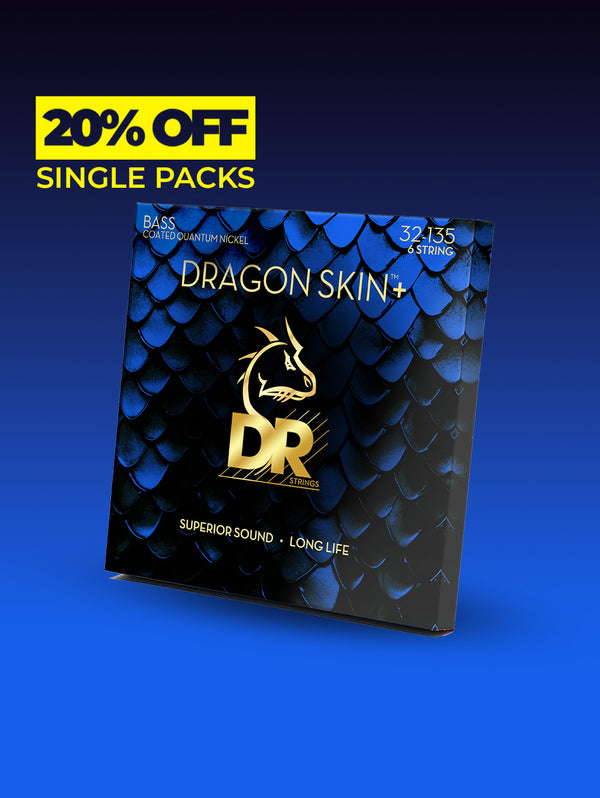Dragon Skin+™ Quantum Nickel 6-String Bass Set