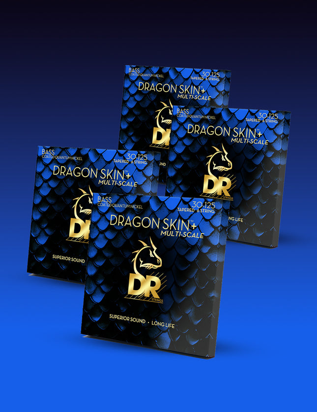 Dragon Skin+™ Quantum Nickel 6-String Bass Set