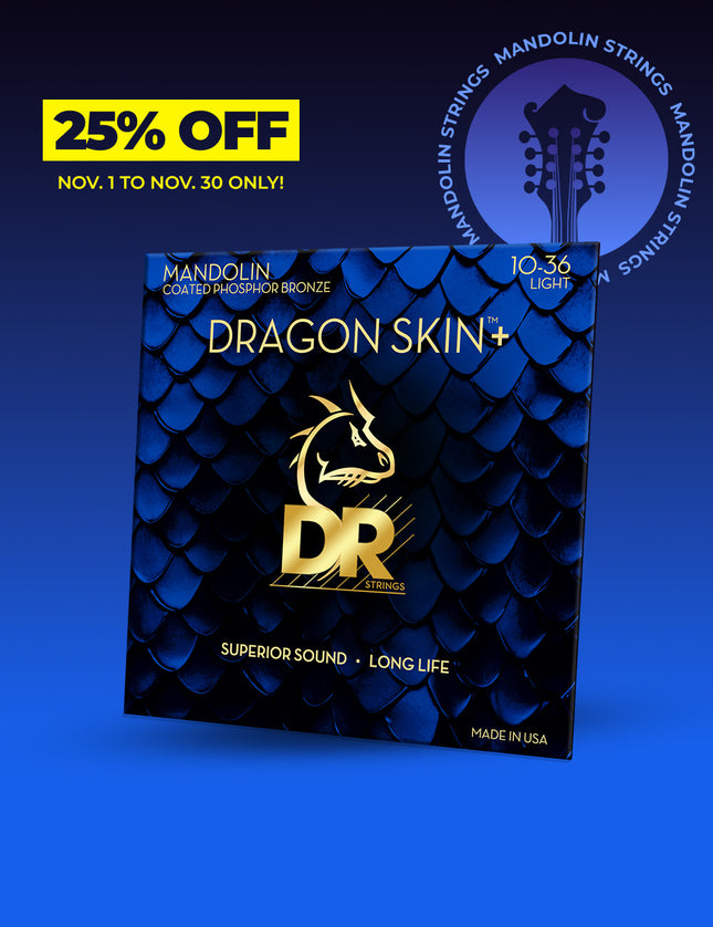 Dragon Skin+™ Phosphor Bronze Mandolin Strings