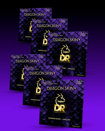 Dragon Skin+™ Quantum Nickel 8-String Electric Guitar Set