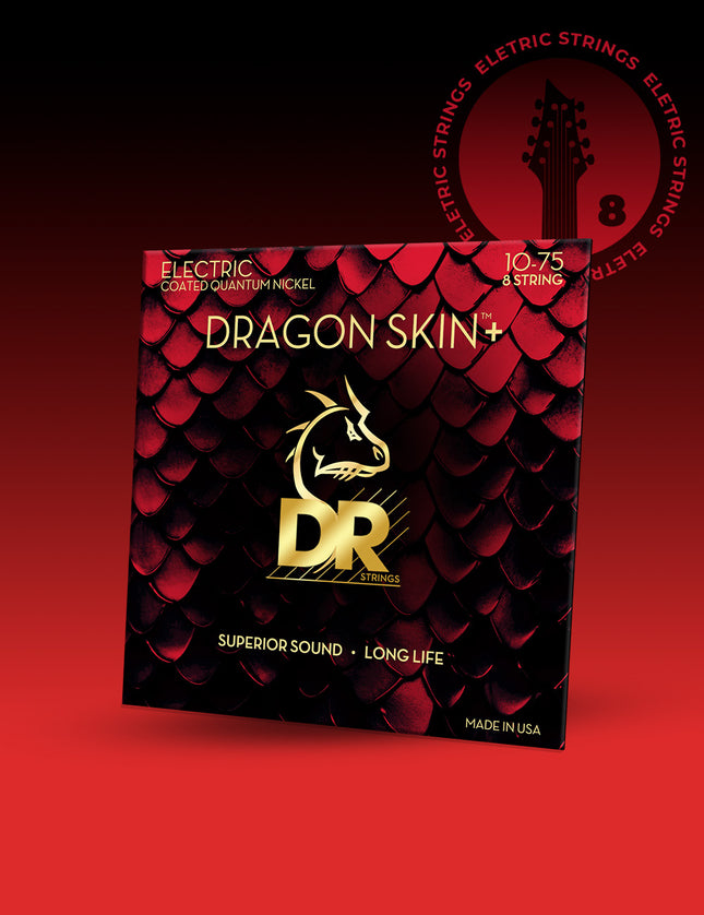 Dragon Skin+™ Quantum Nickel 8-String Electric Guitar Set