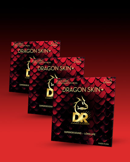 Dragon Skin+™ Quantum Nickel 8-String Electric Guitar Set