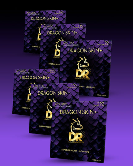 Dragon Skin+™ 80/20 Bronze Acoustic Guitar Strings