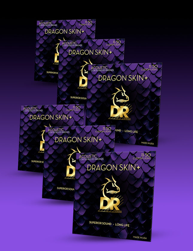 Dragon Skin+™ 80/20 Bronze Acoustic Guitar Strings