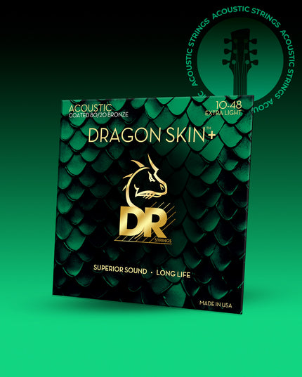 Dragon Skin+™ 80/20 Bronze Acoustic Guitar Strings