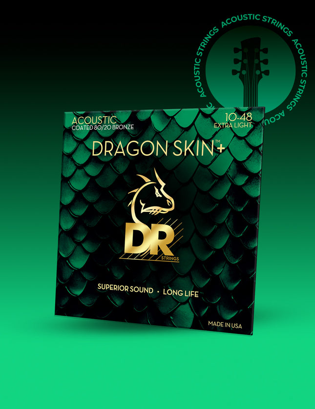 Dragon Skin+™ 80/20 Bronze Acoustic Guitar Strings