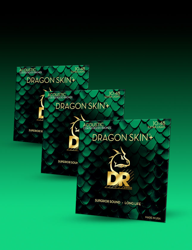 Dragon Skin+™ 80/20 Bronze Acoustic Guitar Strings