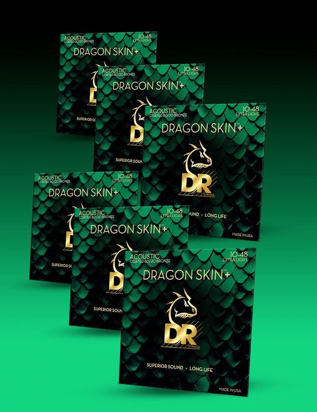 Dragon Skin+™ 80/20 Bronze Acoustic Guitar Strings