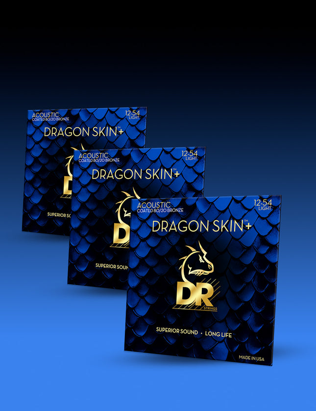 Dragon Skin+™ 80/20 Bronze Acoustic Guitar Strings
