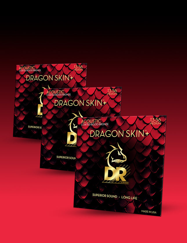 Dragon Skin+™ 80/20 Bronze Acoustic Guitar Strings