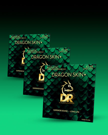 Dragon Skin+™ Phosphor Bronze Acoustic Guitar Strings