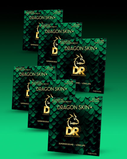 Dragon Skin+™ Phosphor Bronze Acoustic Guitar Strings