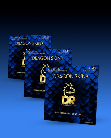 Dragon Skin+™ Phosphor Bronze 12-String Acoustic Set