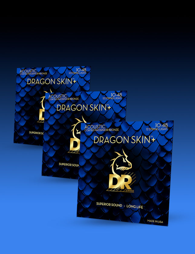 Dragon Skin+™ Phosphor Bronze 12-String Acoustic Set