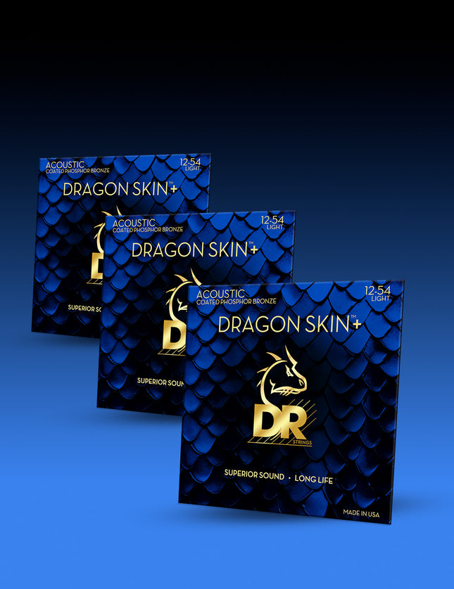 Dragon Skin+™ Phosphor Bronze Acoustic Guitar Strings