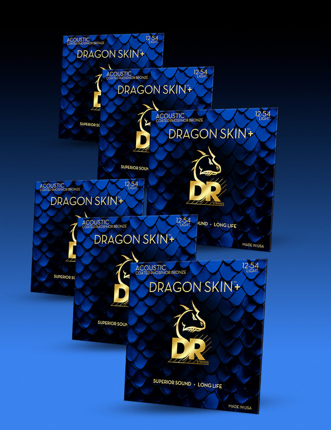 Dragon Skin+™ Phosphor Bronze Acoustic Guitar Strings