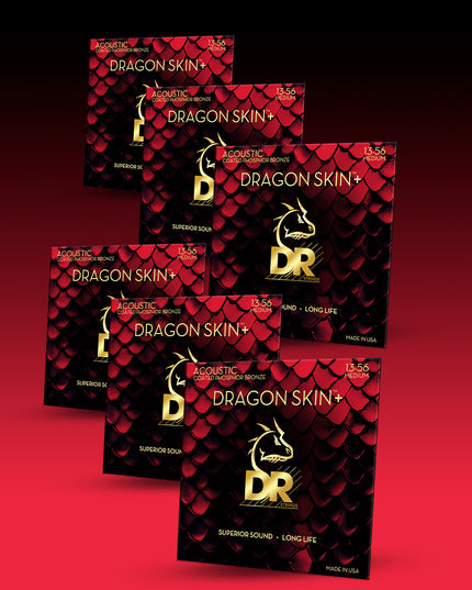 Dragon Skin+™ Phosphor Bronze Acoustic Guitar Strings