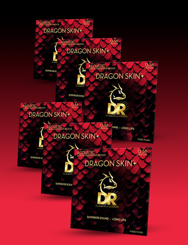 Dragon Skin+™ Phosphor Bronze Acoustic Guitar Strings