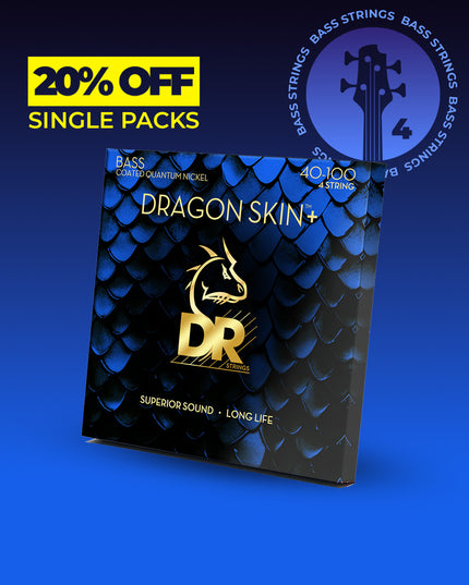 Dragon Skin+™ Quantum Nickel 4-String Bass Set