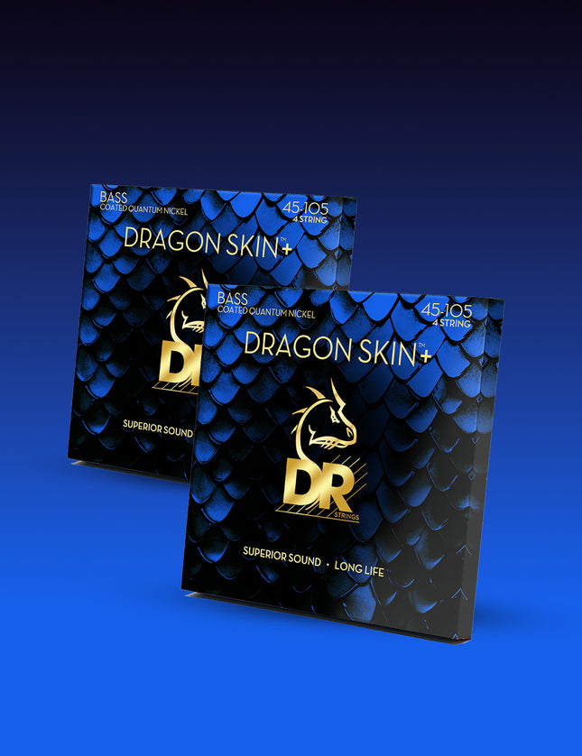 Dragon Skin+™ Quantum Nickel 4-String Bass Set