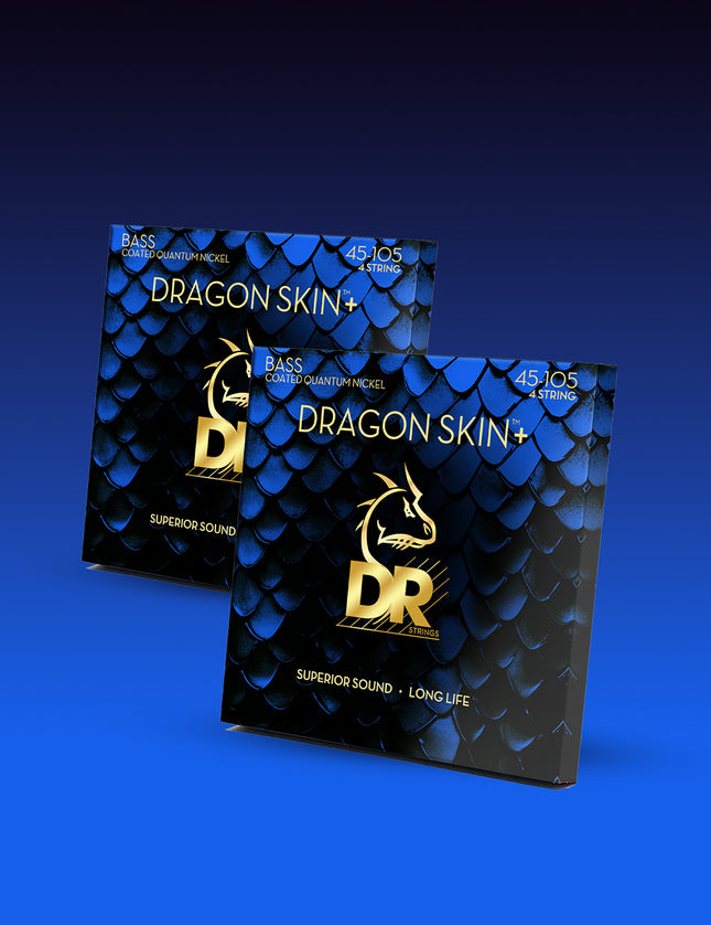 Dragon Skin+™ Quantum Nickel 4-String Bass Set