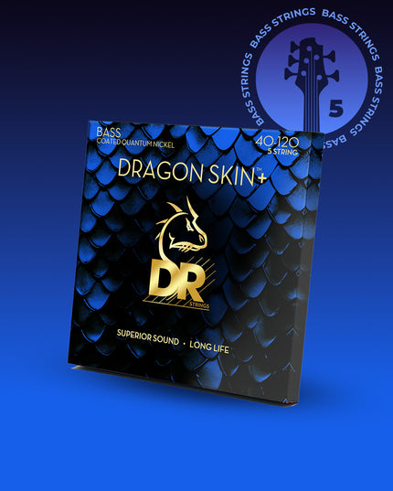 Dragon Skin+™ Quantum Nickel 5-String Bass Set