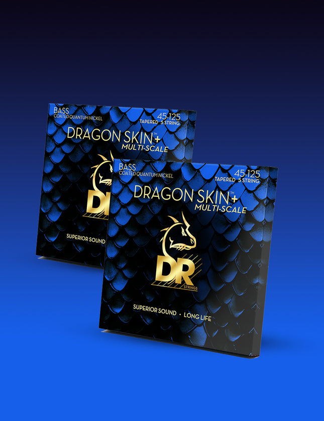 Dragon Skin+™ Quantum Nickel 5-String Bass Set