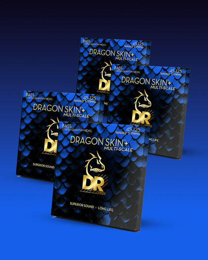Dragon Skin+™ Quantum Nickel 5-String Bass Set
