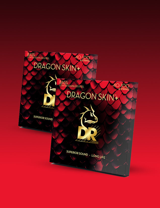 Dragon Skin+™ Stainless Steel 4-String Bass Set