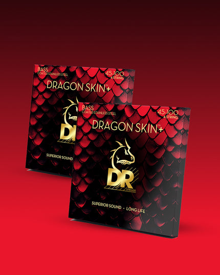 Dragon Skin+™ Stainless Steel 4-String Bass Set