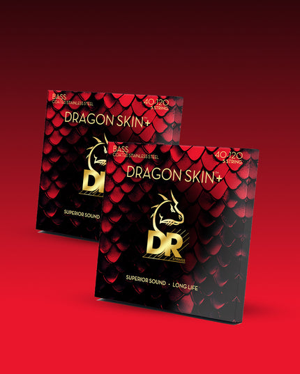 Dragon Skin+™ Stainless Steel 5-String Bass Set