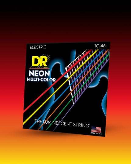 Hi-Def Neon™ Multicolor Colored 6-String Electric Guitar Set