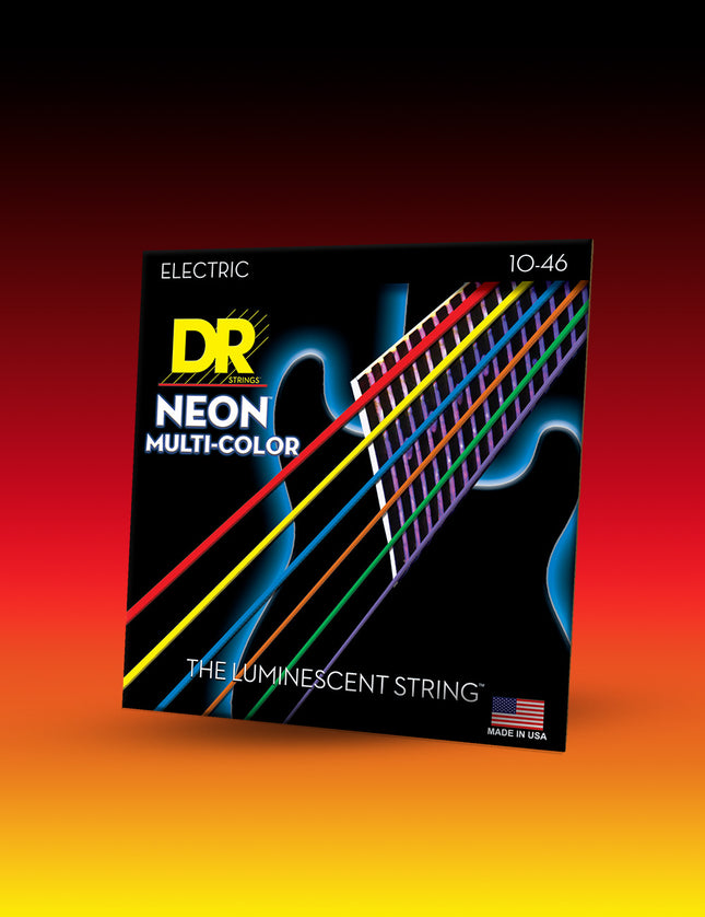 Hi-Def Neon™ Multicolor Colored 6-String Electric Guitar Set