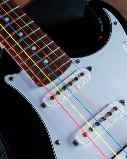 Hi-Def NEON™ Multi-Color Colored 6-String Electric Guitar Set