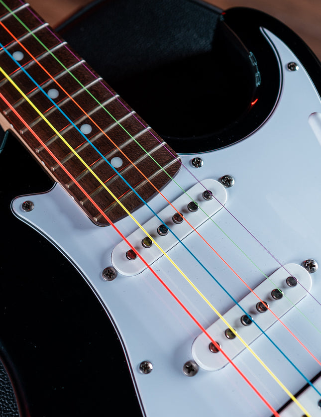Hi-Def NEON™ Multi-Color Colored 6-String Electric Guitar Set