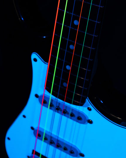 Hi-Def NEON™ Multi-Color Colored 6-String Electric Guitar Set