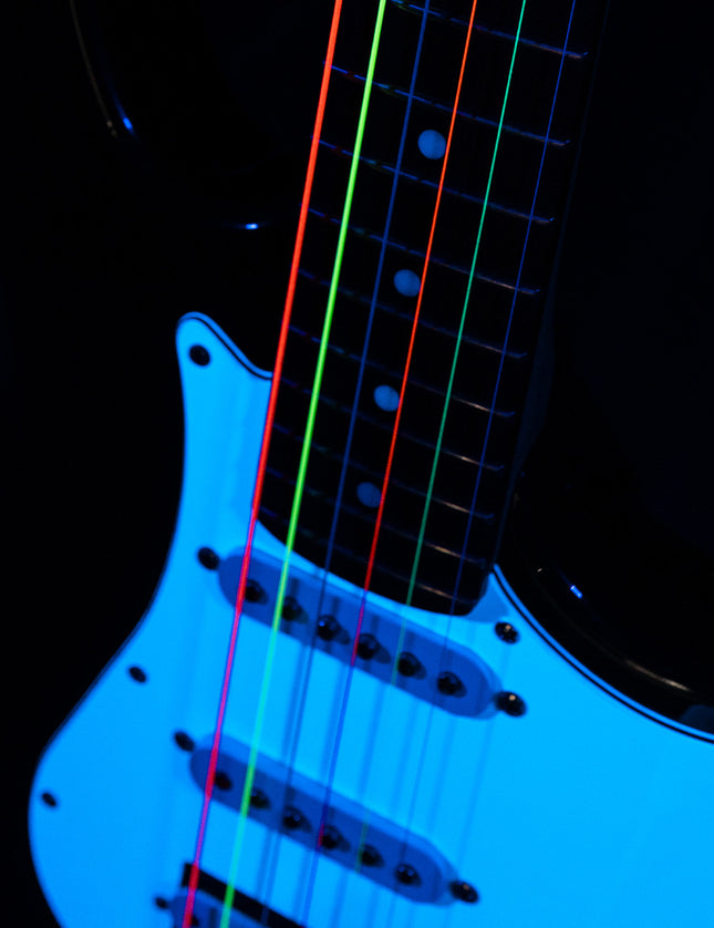 Hi-Def NEON™ Multi-Color Colored 6-String Electric Guitar Set