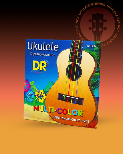 Multi-Color™ Soprano/Concert Nylon Ukulele Strings