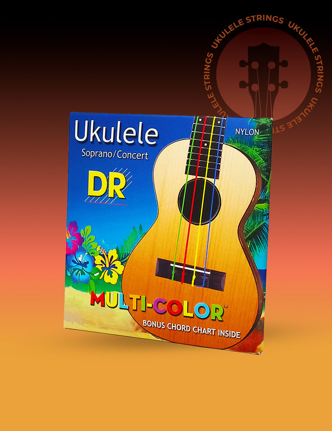 Multi-Color™ Soprano/Concert Nylon Ukulele Strings